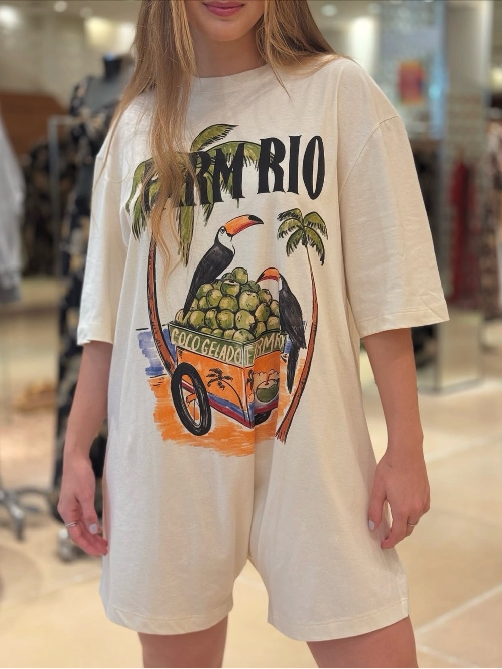 Farm Rio Coco Gelado Romper | NWOT | Size Large